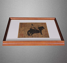 祁连书画装裱配框服务案例